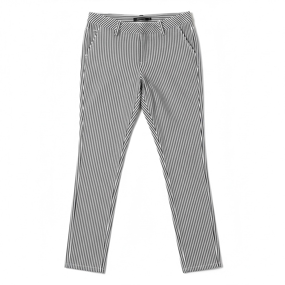 Volcom Frochickie Pants Womens 9 Navy Blue White‎ Striped Slim Fit B1111306